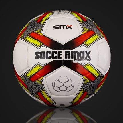 Luminous NightGlo Red and White Soccer Ball